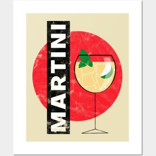 Retro martini Posters and Art